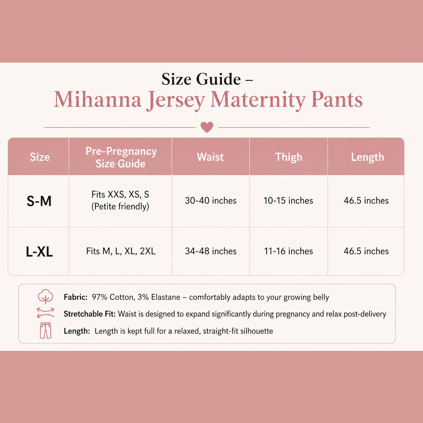 Mihanna Jersey Maternity Pants