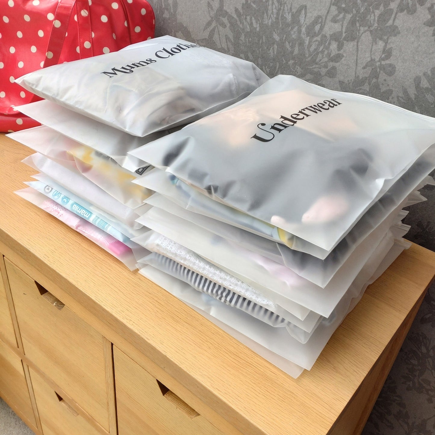 Hospital Bag Organizer Pouches